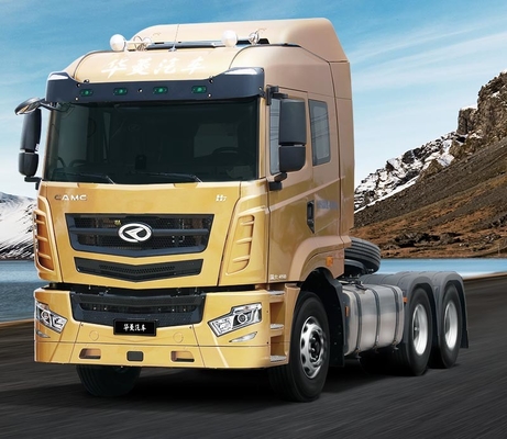 CAMC 6*4 트랙터 머리 내보자 덤프트럭 디젤 엔진 420HP 3유로