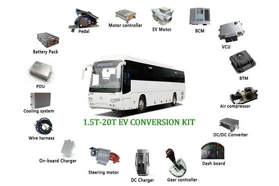 동력 전달계 인터넷 익스플로러４ EV 전기 버스 전환은 460V 480V AES08T를 장비를 답니다