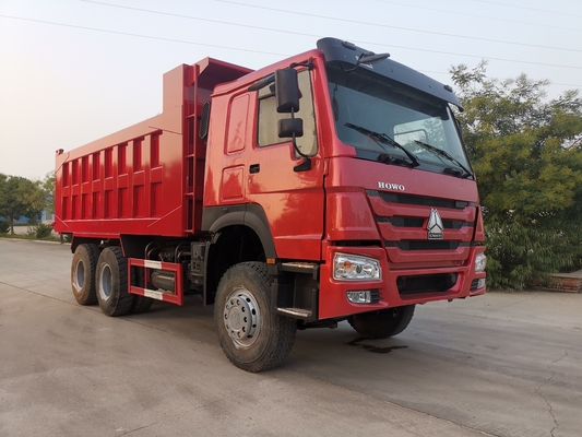385HP 3유로 호워 6x4 덤프는 아주 튼튼하 트럭 ZZ3257N3847C1을 사용했습니다