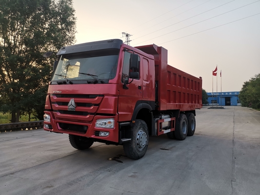 385HP 3유로 호워 6x4 덤프는 아주 튼튼하 트럭 ZZ3257N3847C1을 사용했습니다