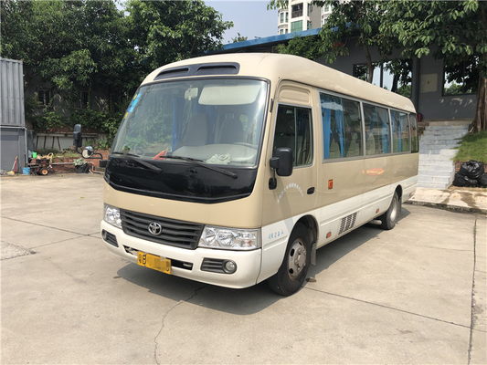 엔진 2.7L 113 kw 토요타 밑받침은 승객 버스 23 좌석 2014년을 사용했습니다